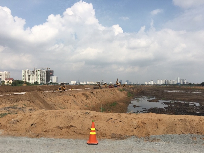 Novaland khởi c&ocirc;ng x&acirc;y dựng hồ cảnh quan lớn nhất khu đ&ocirc;ng TP HCM