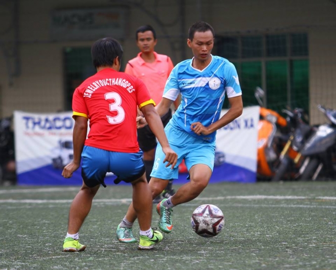 Những pha b&oacute;ng xử l&yacute; kỹ thuật của cầu thủ CLB Ph&oacute;ng vi&ecirc;n trẻ.