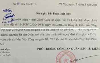 CA quận Bắc Từ Liêm vào cuộc điều tra trấn áp tội phạm sau nội dung Pháp Luật Plus phản ánh