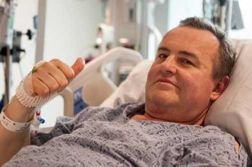 &Ocirc;ng Thomas Manning- người may mắn được phẫu thuật dương vật th&agrave;nh c&ocirc;ng. (Ảnh: Người đưa tin)