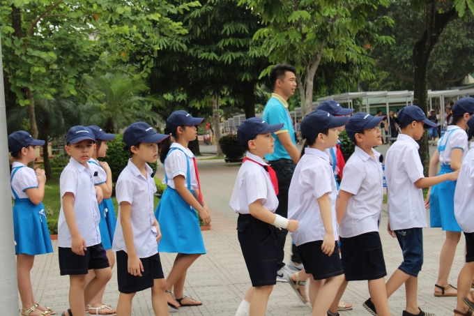 Niềm vui, sự h&aacute;o hức khi lần đầu ti&ecirc;n được về thủ đ&ocirc;.