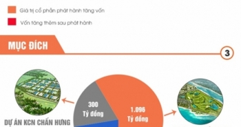 Infographic: Điểm mặt những DN bất động sản tăng vốn chóng mặt