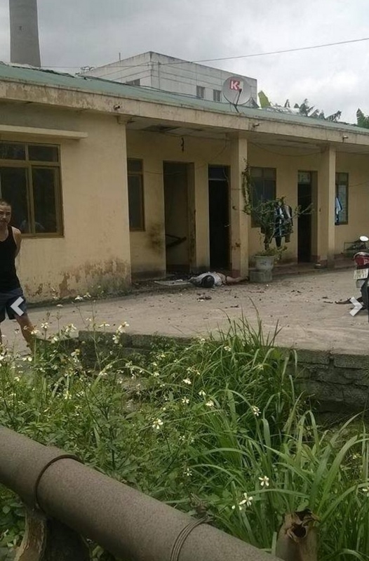 Hiện trường xảy ra vụ việc.