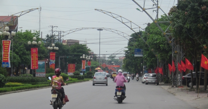 Pano, &aacute;p ph&iacute;ch rợp đường phố Ninh B&igrave;nh.