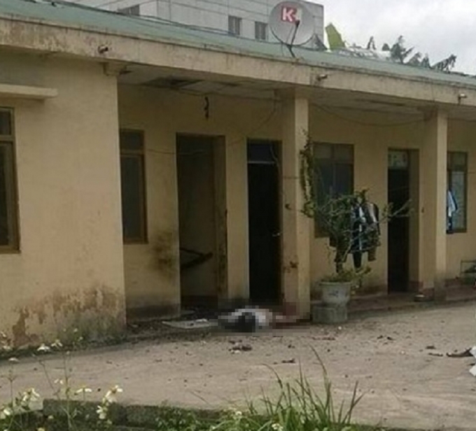 Hiện trường nơi xảy ra sự việc.