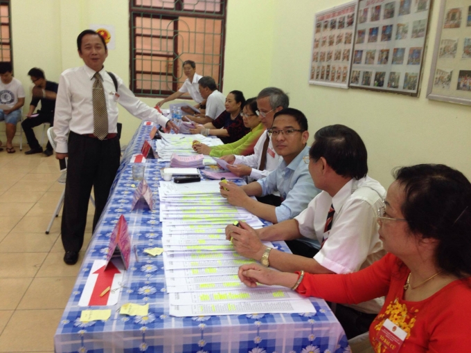 Dự kiến, điểm bầu cử tại Phường Mỹ Đ&igrave;nh 2 sẽ kết th&uacute;c trước 19h tối nay.