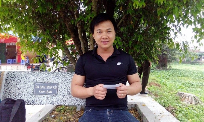Anh Đặng Văn Vinh, cử tri th&ocirc;n Đồng Lu&acirc;n, x&atilde; Thượng Vực, huyện Chương Mỹ, H&agrave; Nội.