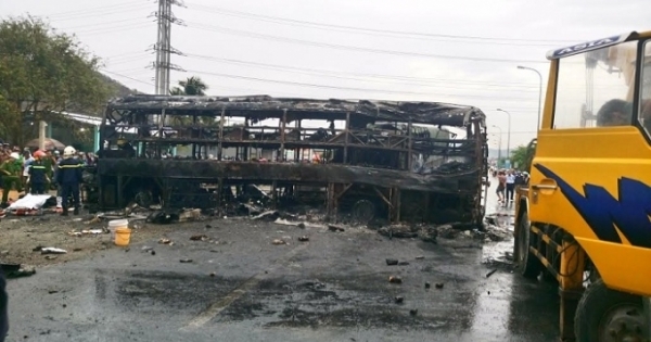 Bình Thuận: Tai nạn thảm khốc hàng chục người thương vong