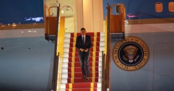Tổng thống Mỹ Barack Obama đã tới Hà Nội