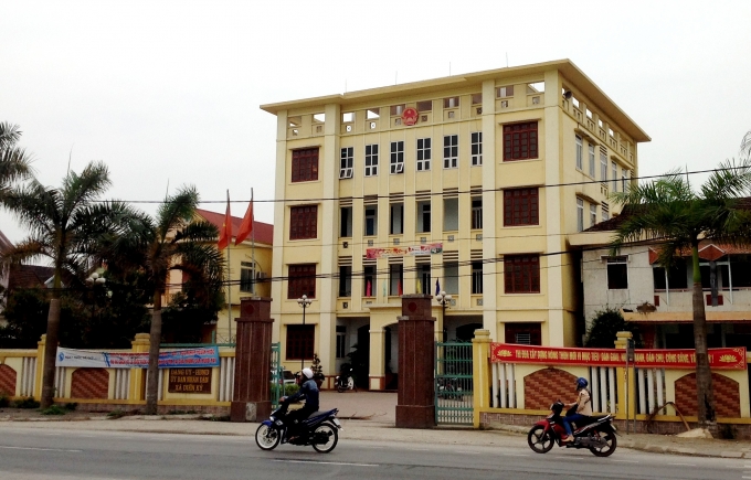 Trụ sở UBND x&atilde; Diễn Kỷ.