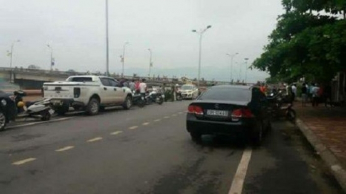 Hiện trường nơi ph&aacute;t hiện ra sự việc.