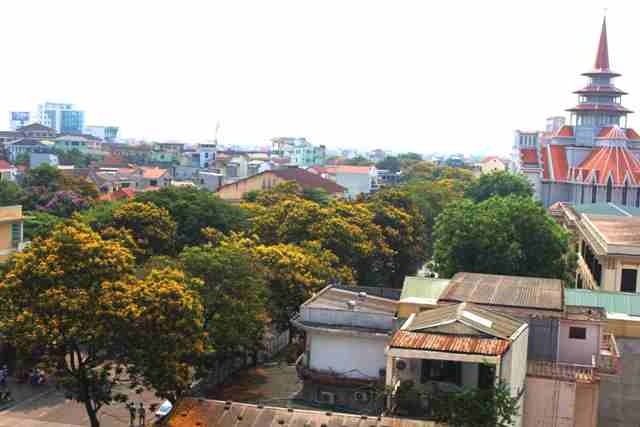 M&ugrave;a n&agrave;y cả th&agrave;nh phố Huế ngập tr&agrave;n sắc v&agrave;ng.