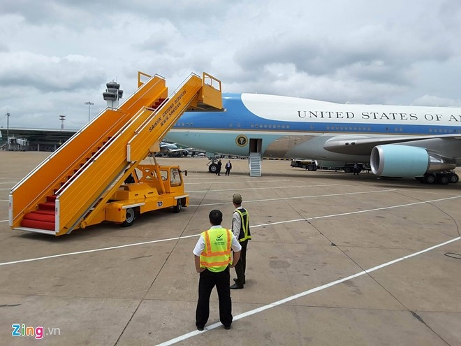 An ninh được thiết chặt tại s&acirc;n bay Nội B&agrave;i. (Ảnh: Zing.vn)