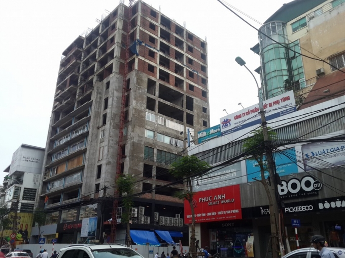 Dự &aacute;n tọa lạc tr&ecirc;n vị tr&iacute; đắc địa tr&ecirc;n phố Th&aacute;i H&agrave;.