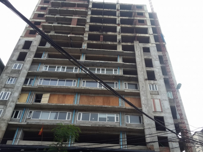 Dự kiến ho&agrave;n th&agrave;nh năm 2011, tuy nhi&ecirc;n đến thời điểm hiện tại, c&ocirc;ng tr&igrave;nh mới chỉ thi c&ocirc;ng đến tầng 11.