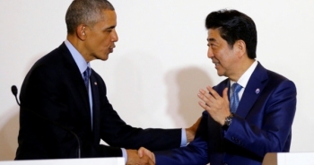 Tổng thống Obama và Thủ tướng Abe bắt tay về Biển Đông
