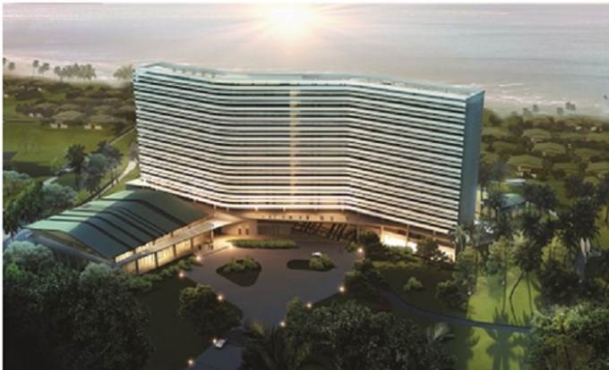 (Movenpick Hotel ti&ecirc;u chuẩn 5 sao quốc tế).