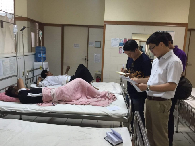 C&aacute;c nạn nh&acirc;n đang được t&iacute;ch cực điều trị tại Bệnh viện.