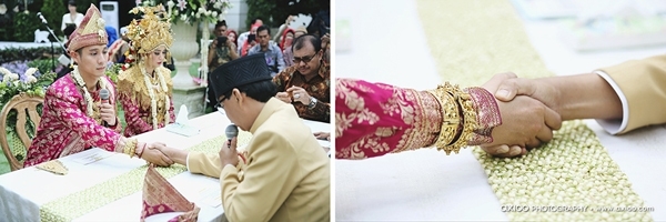 Cặp đ&ocirc;i k&yacute; giấy đăng k&yacute; kết h&ocirc;n.