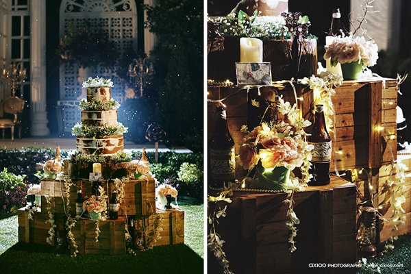 Kh&ocirc;ng gian lung linh với phong c&aacute;ch rutis của dạ tiệc