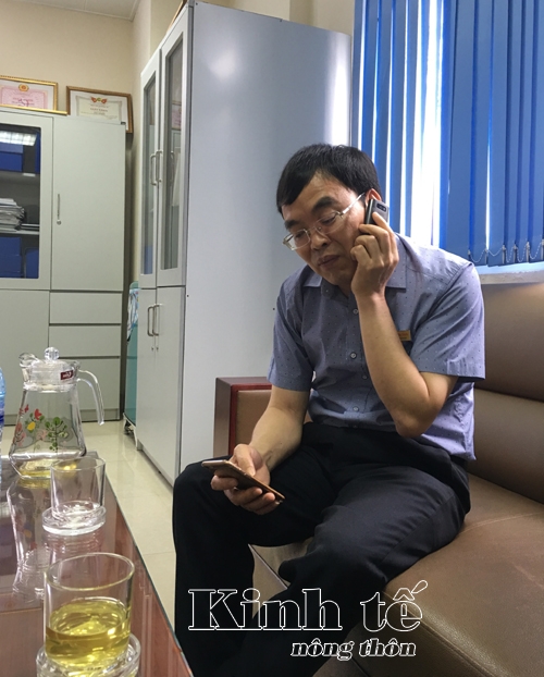 &Ocirc;ng Đỗ Văn Tăng, Ch&aacute;nh văn ph&ograve;ng C&ocirc;ng ty Tuyển than Cửa &Ocirc;ng: &ldquo;Nếu dừng đổ thải th&igrave; to&agrave;n bộ hoạt động của c&ocirc;ng ty cũng bị dừng theo&rdquo;.