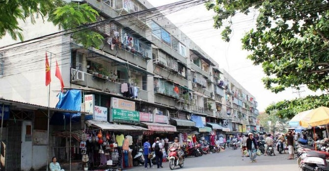 TP HCM hiện c&oacute; 474 chung cư cũ đ&atilde; v&agrave; đang xuống cấp. (Ảnh: nguồn Internet).