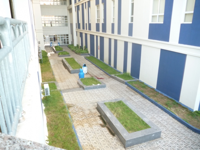 Vị tr&iacute; nam thanh ni&ecirc;n nhảy xuống đất.