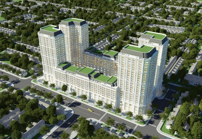 Phối cảnh dự &aacute;n Khu phức hợp BIDHomes Eden Gardens.