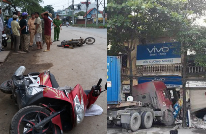 Trong hai ng&agrave;y nghỉ lễ xảy ra 43 vụ tai nạn khiến 23 người thiệt mạng.