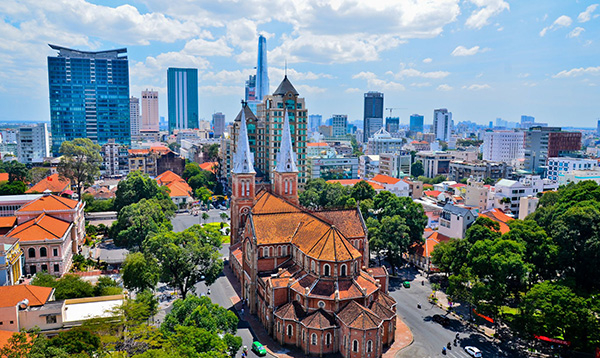 TP Hồ Ch&iacute; Minh tr&ecirc;n đ&agrave; ph&aacute;t triển. Ảnh: CTV.