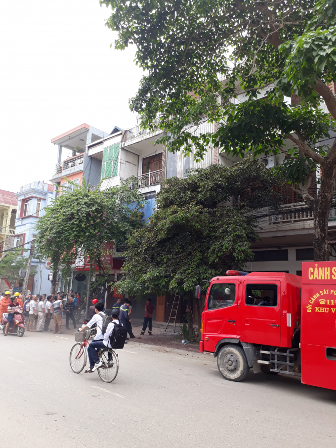 Hiện trường xảy ra vụ việc.