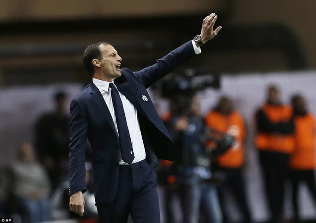HLV Allegri đang th&agrave;nh c&ocirc;ng giống như năm 2015.