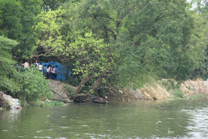 Hiện trường nơi xảy ra vụ việc.