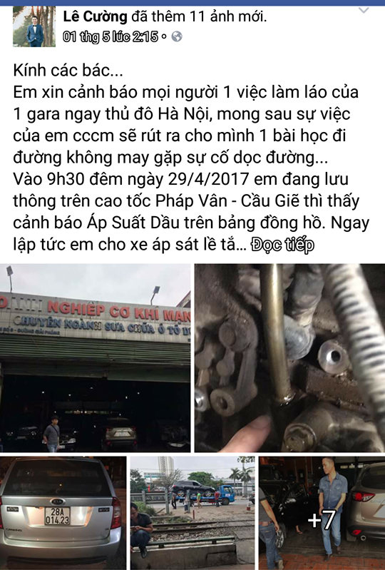 Anh L&ecirc; Cường bức x&uacute;c chia sẻ th&ocirc;ng tin về sự việc n&agrave;y.