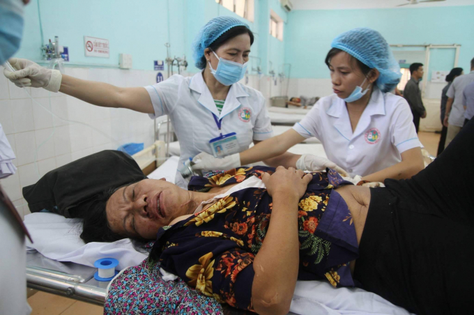 Một trong những nạn nh&acirc;n may mắn sống s&oacute;t sau vụ tai nạn giao th&ocirc;ng.