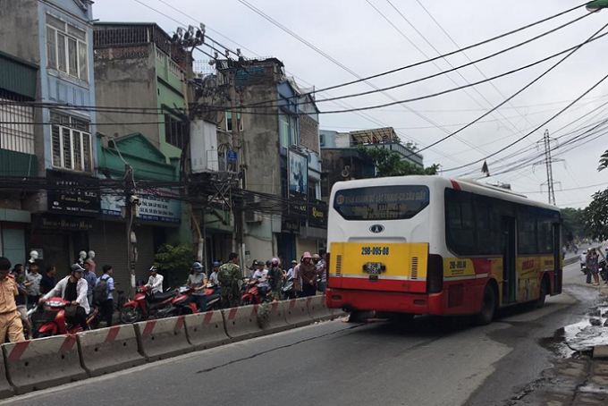 Hiện trường nơi xảy ra vụ việc.