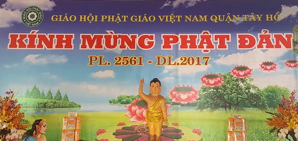 Gi&aacute;o hội Phật gi&aacute;o Việt Nam quận T&acirc;y Hồ k&iacute;nh mừng Phật đản.