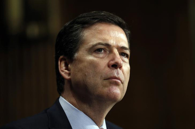 Cựu gi&aacute;m đốc Cục điều tra li&ecirc;n bang Mỹ (FBI) James Comey. (Ảnh: Reuters)