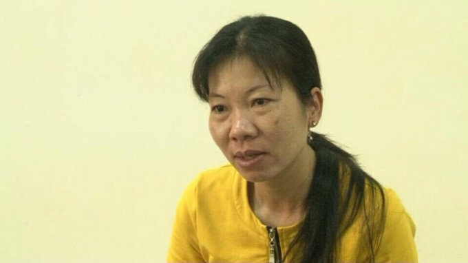 Đối tượng Nguyễn Hồng Thi tại cơ quan c&ocirc;ng an.