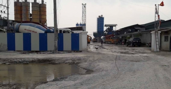 Hoài Đức (Hà Nội): 100% trạm trộn bê tông không phép, gây ô nhiễm