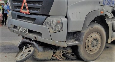 Hiện trường vụ tai nạn.