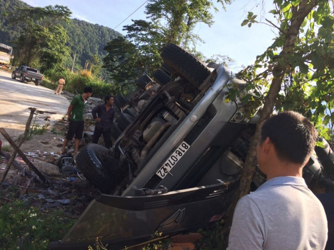 Hiền trường vụ tai nạn.