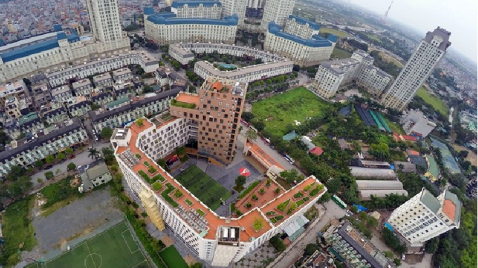 Xung quanh The Manor l&agrave; hệ thống c&aacute;c trường học lớn, danh tiếng tại H&agrave; Nội.