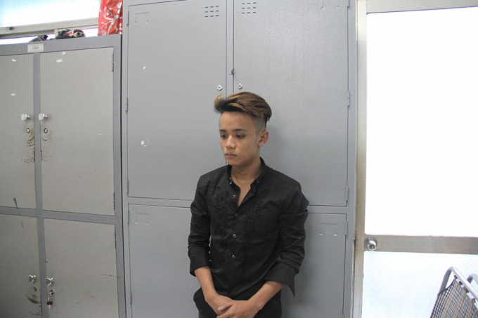 Nguyễn Phi Lai tại cơ quan c&ocirc;ng an.