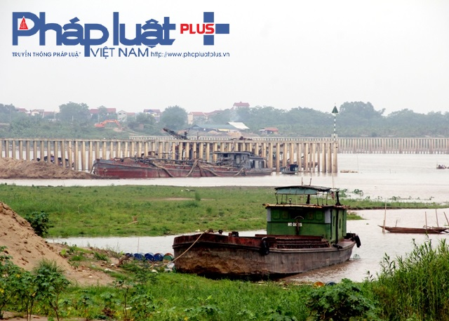 Mũi k&egrave; tại th&ocirc;n 2 thuộc x&atilde; Trung H&agrave; (ảnh Đ&agrave;o Tấn)