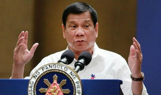 Tổng thống Philippines Rodrigo Duterte. Ảnh: GMANews