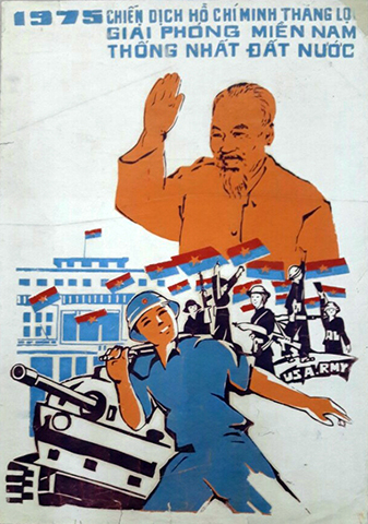 H&igrave;nh ảnh Chủ tịch Hồ Ch&iacute; Minh qua tranh &aacute;p ph&iacute;ch