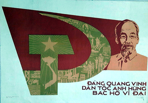 H&igrave;nh ảnh Chủ tịch Hồ Ch&iacute; Minh qua tranh &aacute;p ph&iacute;ch