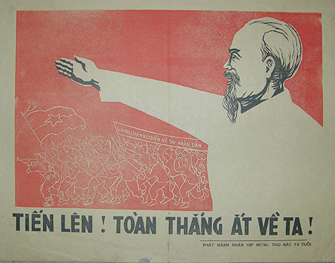 H&igrave;nh ảnh Chủ tịch Hồ Ch&iacute; Minh qua tranh &aacute;p ph&iacute;ch