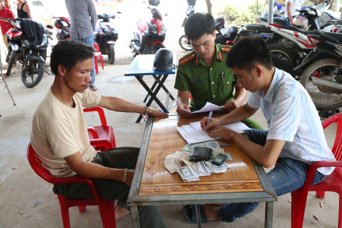 C&ocirc;ng an đang lấy lời khai một trong những